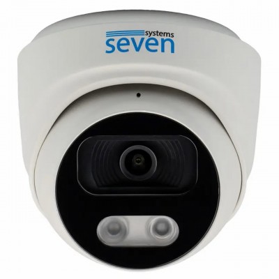 IP-відеокамера 5 Мп вулична/внутрішня SEVEN IP-7215PA PRO white 6,0 мм