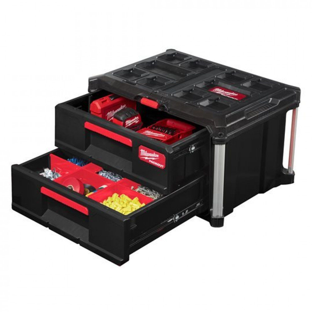 Ящик для інструменту з 2-ма висувними відсіками MILWAUKEE PACKOUT DRAWER BOX (4932472129)