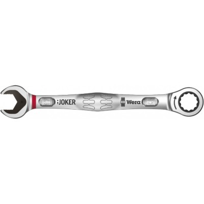 Комбінований гайковий ключ з кільцевою тріскачкою WERA JOKER 6000 17×224 мм (05073277001)