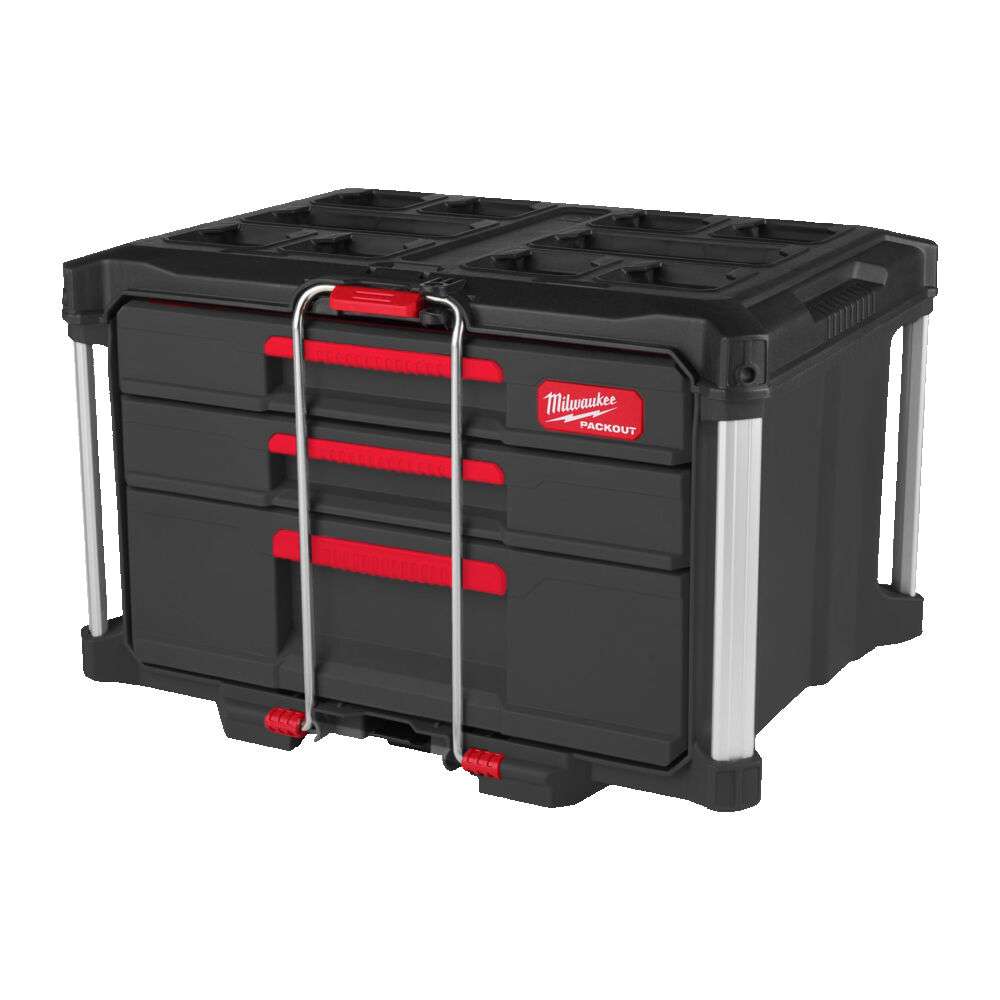 Ящик для инструмента MILWAUKEE PACKOUT DRAWER BOX с 2+1 выдвижными отсеками (4932493190)