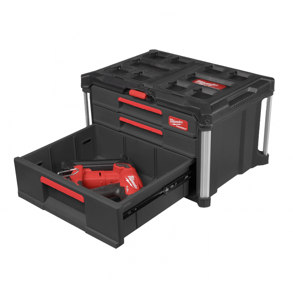 Ящик для інструментів MILWAUKEE PACKOUT DRAWER BOX з 2+1 висувними відсіками (4932493190)