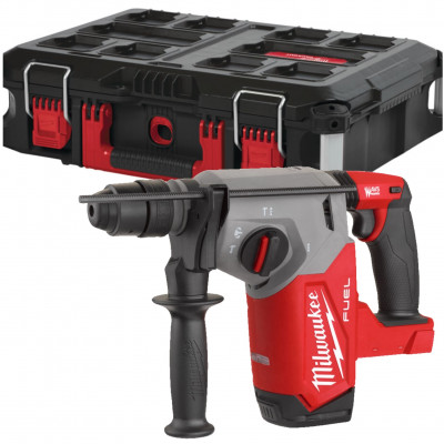 Перфоратор аккумуляторный бесщёточный SDS PLUS удар 2.5 Дж M18 FHX-0 з FIXTEC™ PACKOUT MILWAUKEE (4933000034)