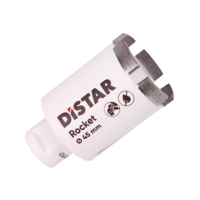Свердло алмазне Distar 45x45-5xM14 Rocket (11120049021)