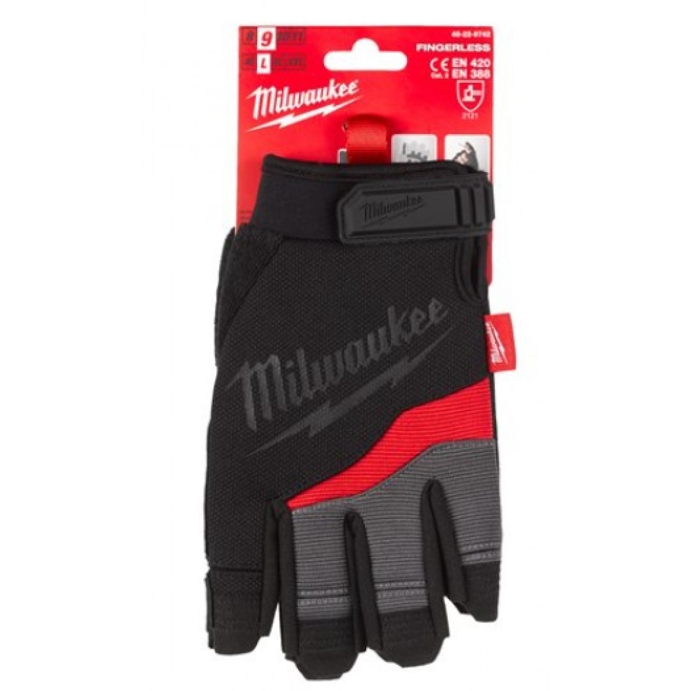 Беспалые перчатки 8/M Milwaukee (48229741)