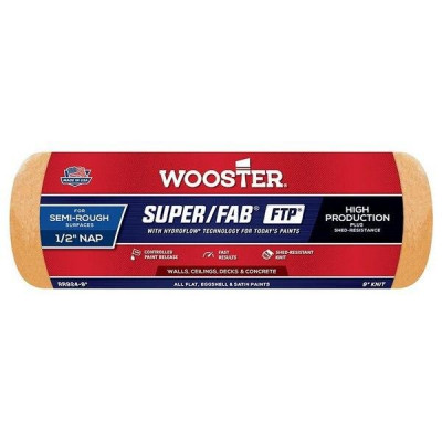 Малярний валик Super/Fab Ftp (В'ЯЗАНИЙ) 23 см (9”) ворс 13 мм (1/2”) (RR924-9) (RR924-9)