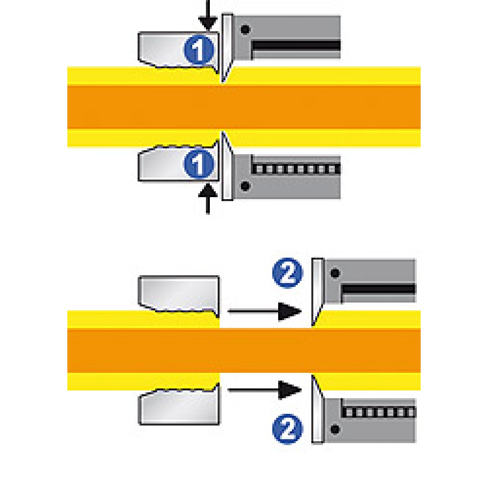 Автоматичний стрипер KNIPEX MultiStrip до 10,0 мм² (12 42 195)