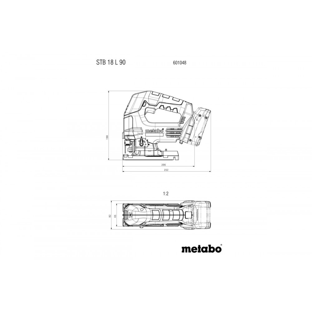 Акумуляторний лобзик Metabo STB 18 L 90 (601048850)