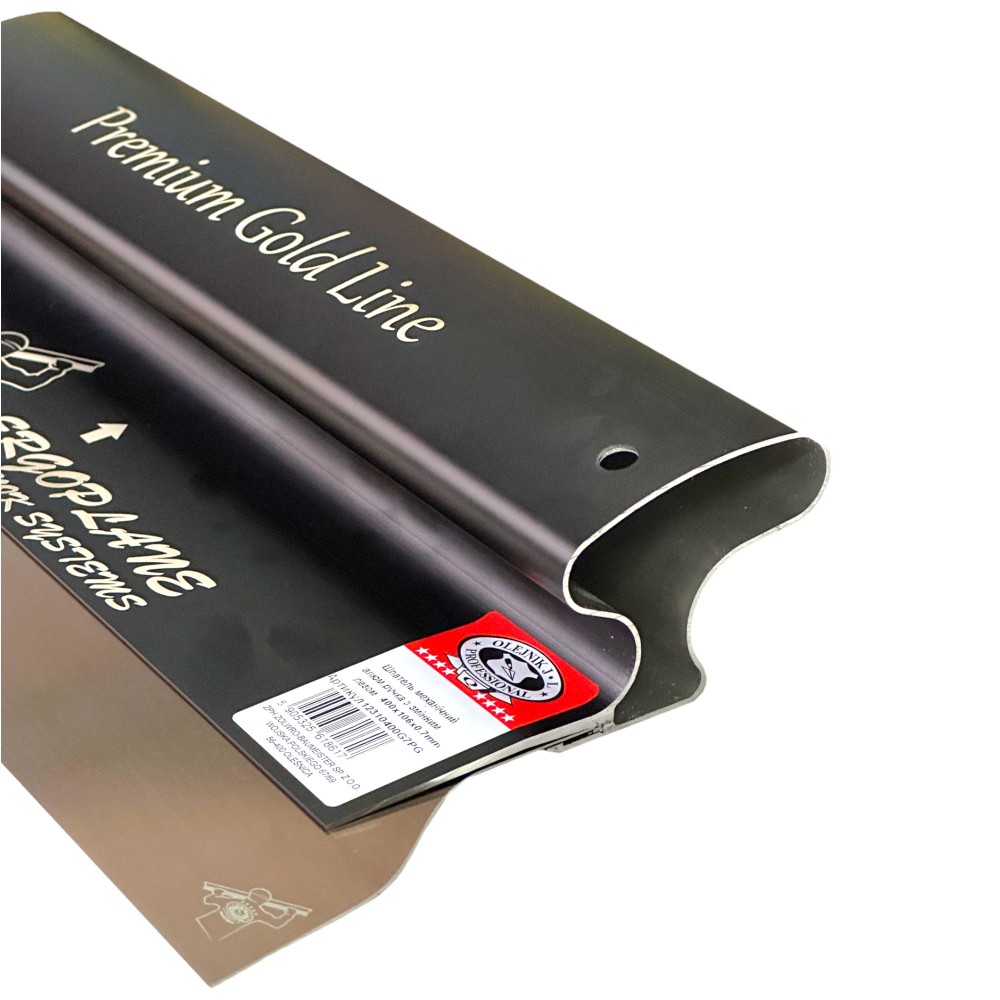 Шпатель механічний алюмінієва ручка із змінним лезом 250х106х0,65мм PROFESSIONAL OLEJNIK (12310250G7PG)