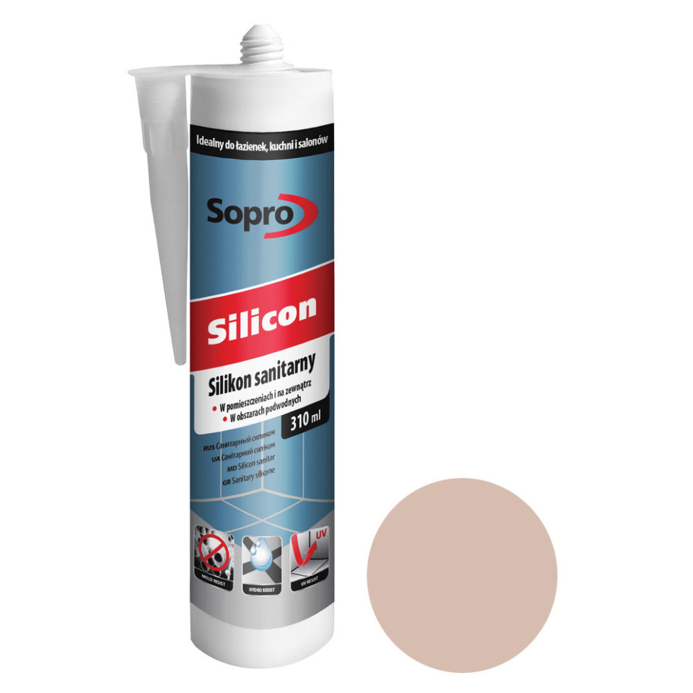 Силікон Sopro Silicon 053 бежевий багама №34 (310 мл) (053)