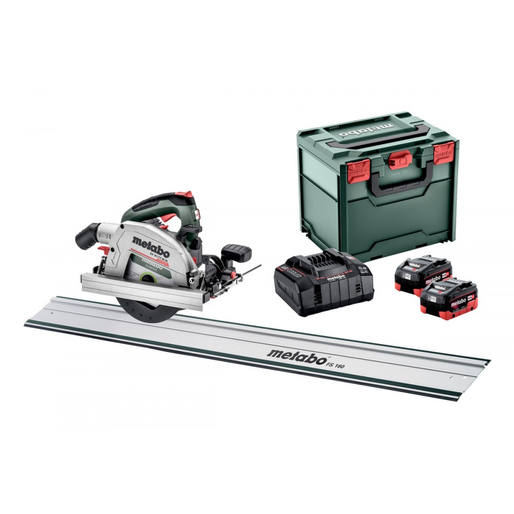 Акумуляторна занурювальна циркулярна пилка Metabo KS 18 LTX 66 BL Set (691194810)