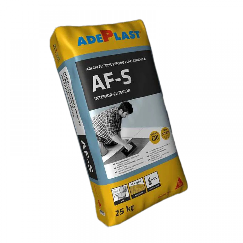 Клей для плитки ADEPLAST AF-S alb white Bg 25KG, мішок, 25 кг (678087)