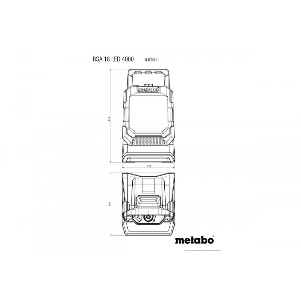 Акумуляторний прожектор Metabo BSA 18 LED 4000 (601505850)