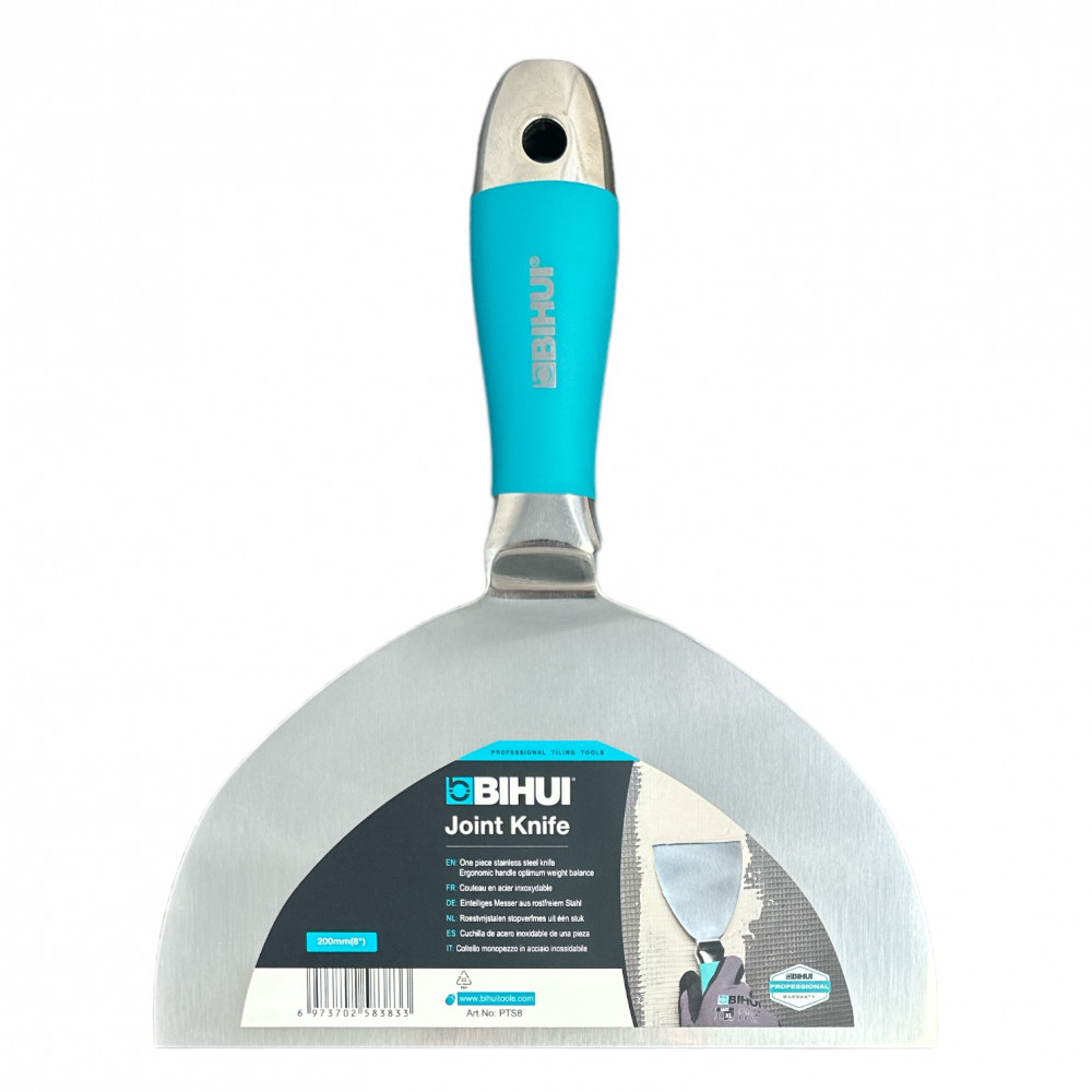 Шпатель BIHUI MONOLIT 200 мм із полірованої нержавіючої сталі (PTS8)
