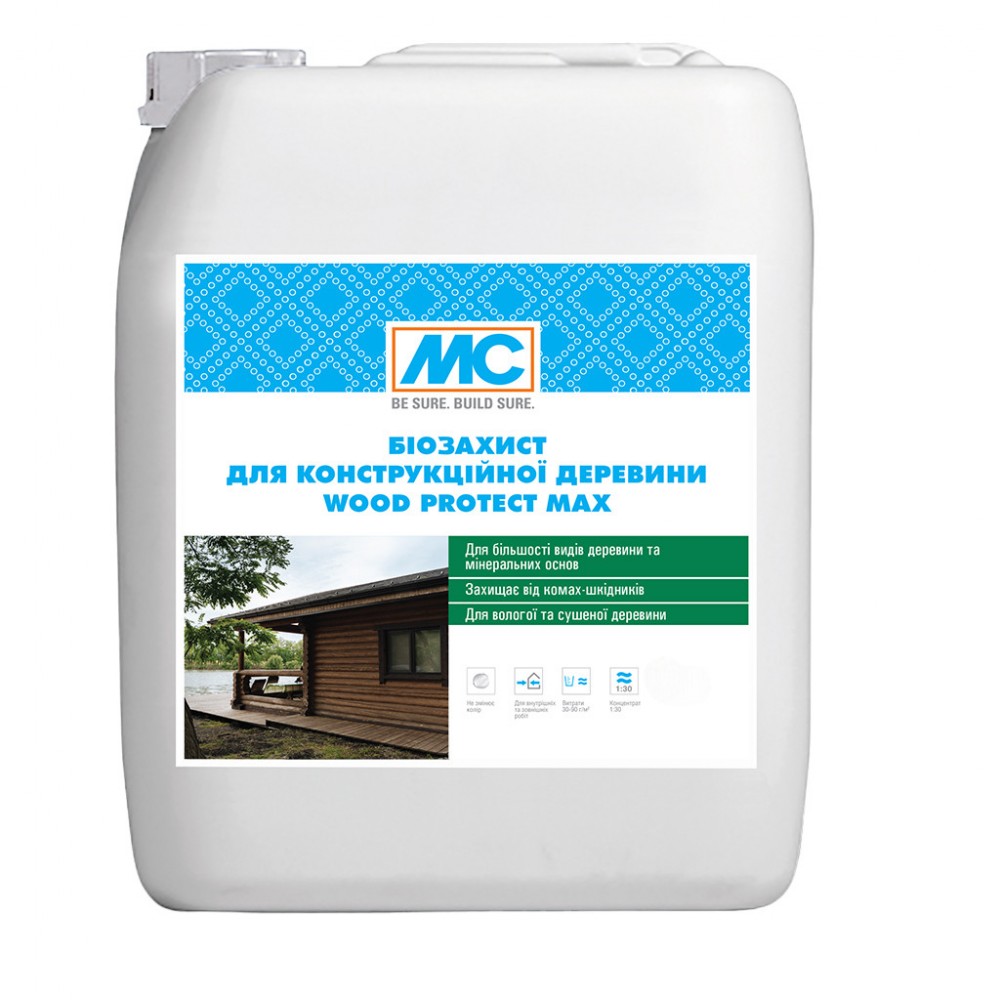 Біозахист конструкційної деревини MC-Bauchemie WP Max, 1 л. (MC-WPM-1)