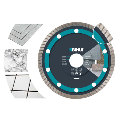 Диск алмазний BIHUI THIN TURBO 125 мм для керамограніту/мармуру/граніту (DCBT5)
