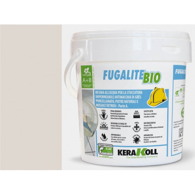 Епоксидна фуга Fugalite Bio 02 GRIGIO LUCE, 3 кг (KFBP02)