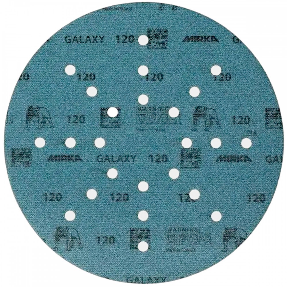 Круг керамический шлифовальный (24 отверстий) MIRKA Galaxy 225 мм. Р120, 1 шт. (FY68002512-1)