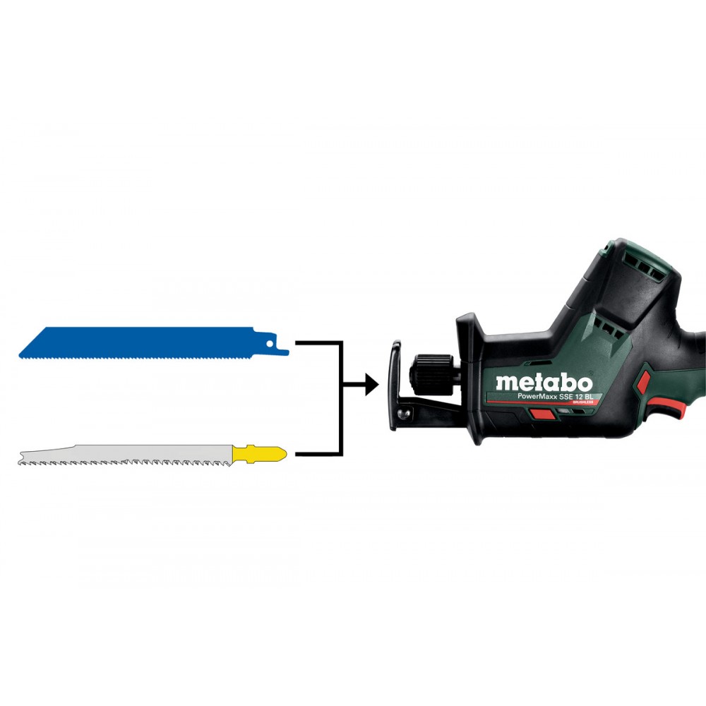 Акумуляторна шабельна пилка Metabo PowerMaxx SSE 12 BL (602322500)