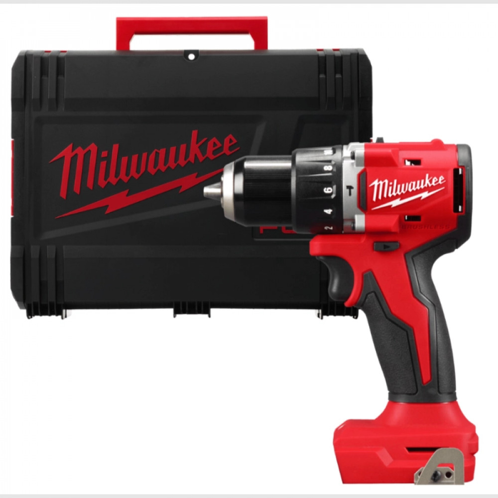 Дрель-шуруповёрт аккумуляторная бесщёточная ударная M18 BLPDRC-0X крут. мом. 60.5 Нм MILWAUKEE (4933492821)