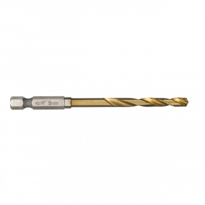 Сверло по металлу MILWAUKEE RedHEX HSS-G TiN 5,0 мм, 1 шт (48894712)