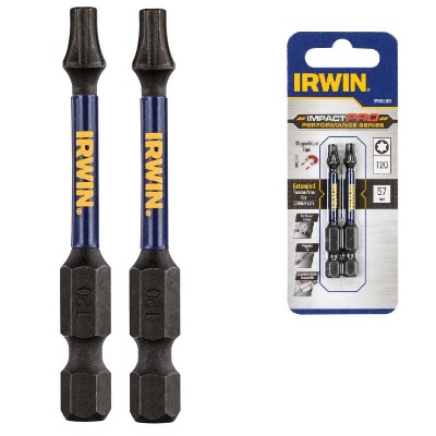 Біта IRWIN IMPACT PRO 1/4" 57мм TX10, 2шт (IW6061603)