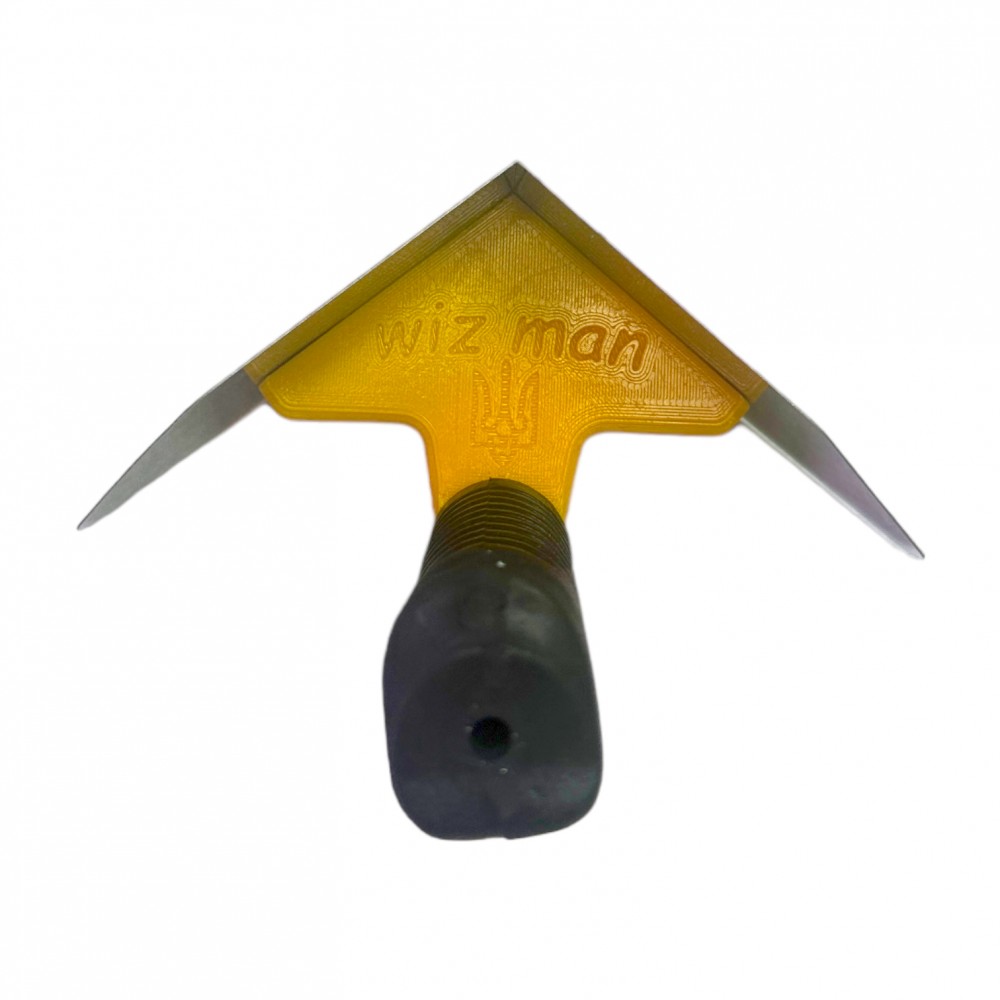 Кельма для внутрішніх кутів Wizman Фенікс з металевими лезами (BL00005)