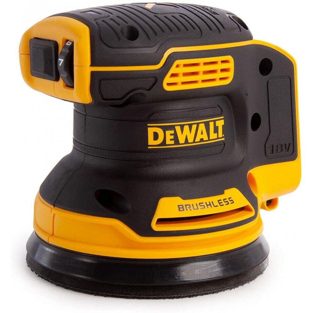 Аккумуляторная эксцентриковая шлифмашина 125мм DEWALT 20V MAX* Brushless (DCW210)