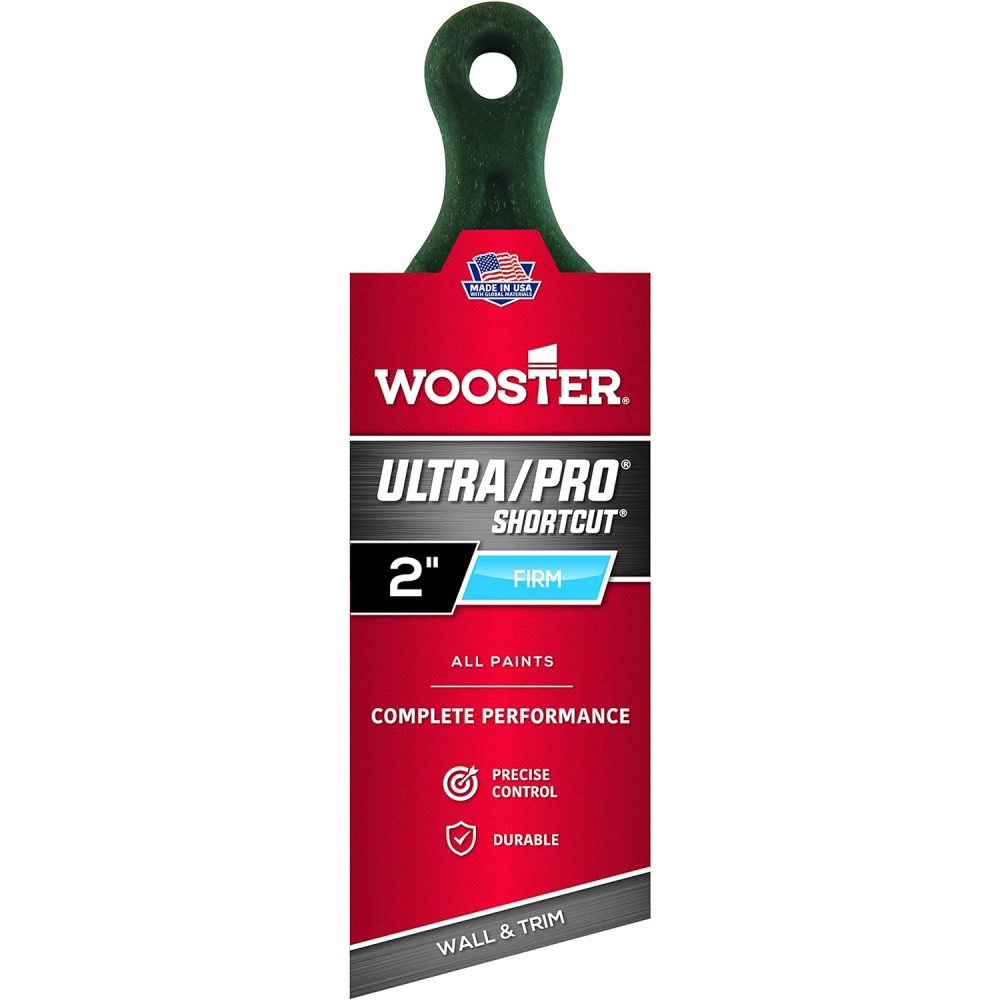 Пензель Wooster Ultra/Pro Shortgut, жорсткий ворс, 51 мм (4187-2)