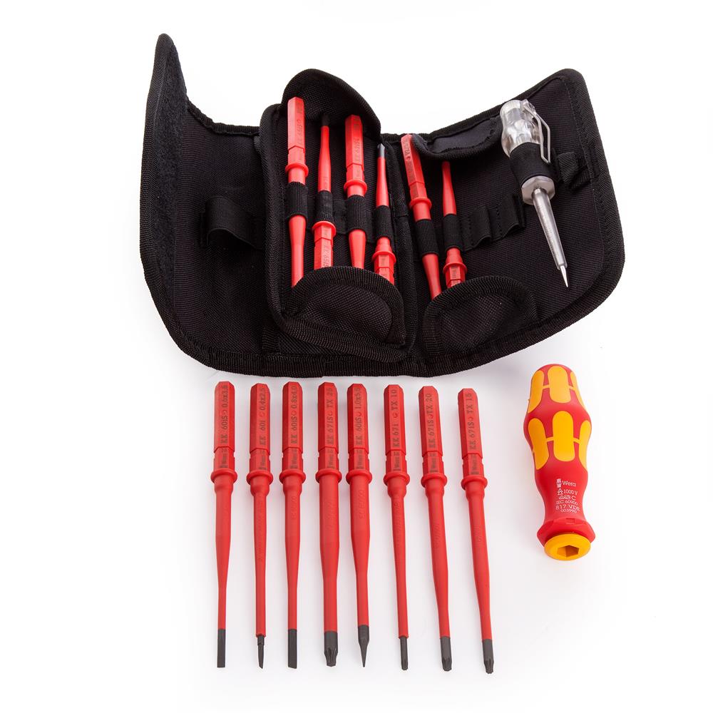 Викрутка зі змінними насадками Wera Kraftform VDE 16 extra slim 1 SL, PH, PZ, PZ/S, TX (05003484001)