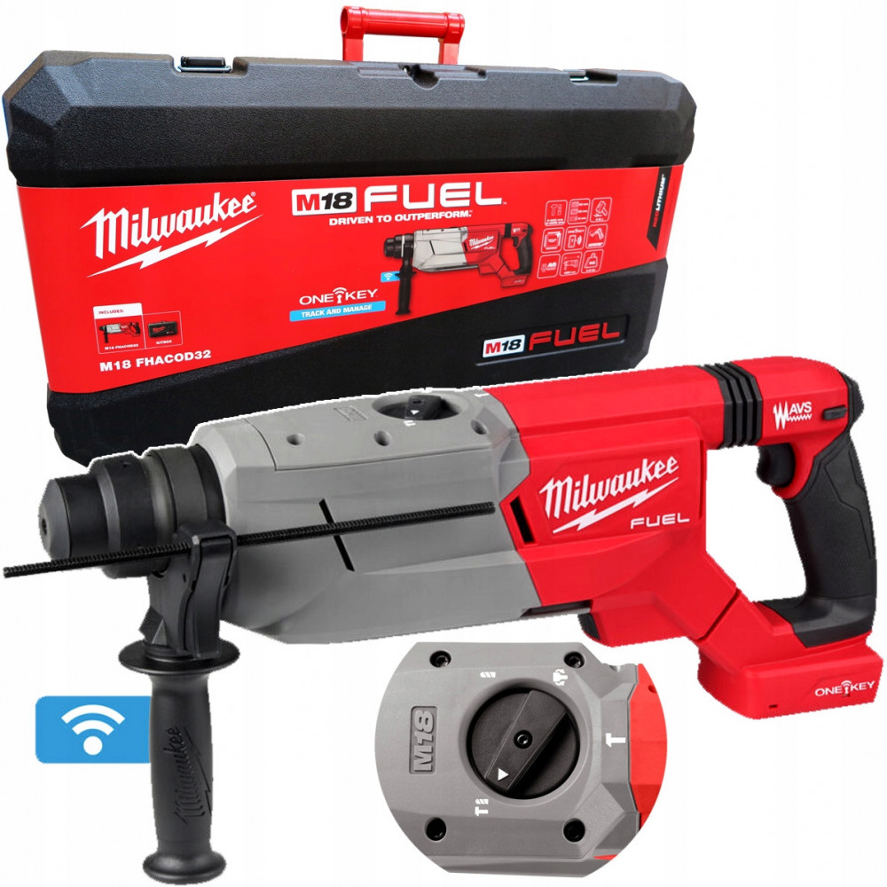 Перфоратор MILWAUKEE M18 FHACOD32-0C 32ММ бесщеточный SDS PLUS с ударом 4,9 Дж (4933492140)