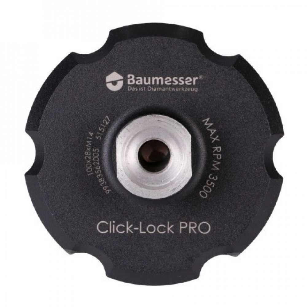 Тримач Baumesser Сlick-Lock PRO для полірувальних кіл 100 мм M14 (99383562005)