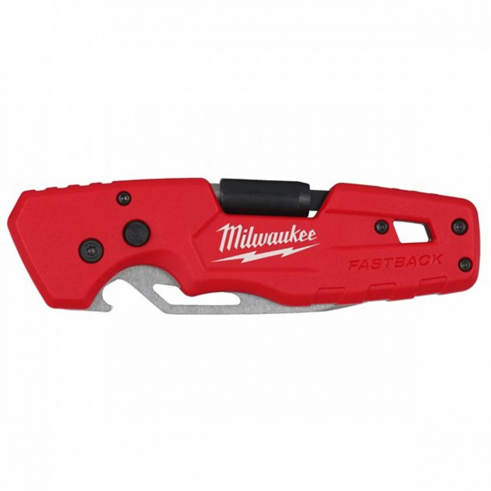 Комплект ніж Milwaukee Fastback + Напульсник-страховка для ручного інструменту Milwaukee (NMFNSR)