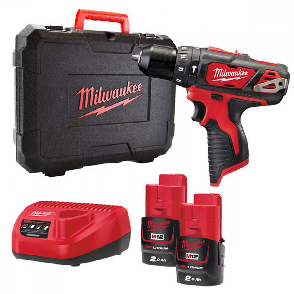 Дриль-шуруповерт MILWAUKEE M12 BDD-202C, 30 Нм (4933441915)