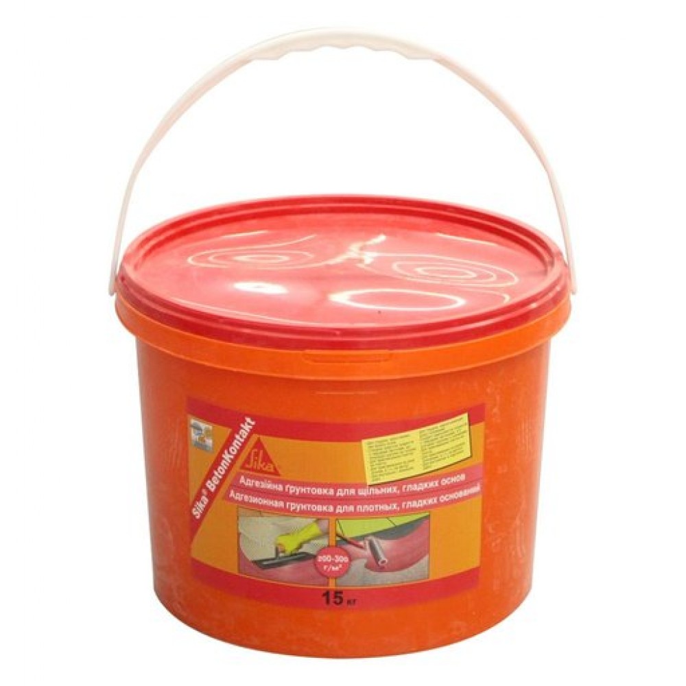 Адгезійна ґрунтовка для щільних, гладких поверхонь Sika® BetonKontakt (покращена формула) 15 кг (495978)