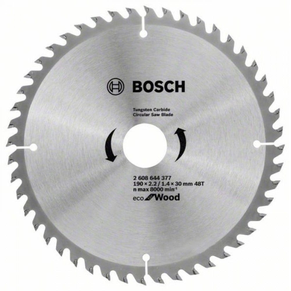 Пиляльний диск Bosch Eco for Wood 190x30-48T (2608644377)