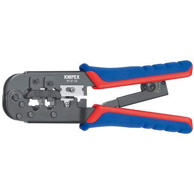 Інструмент для опресування Knipex (для штекерів типу Western), 190 мм (97 51 10)