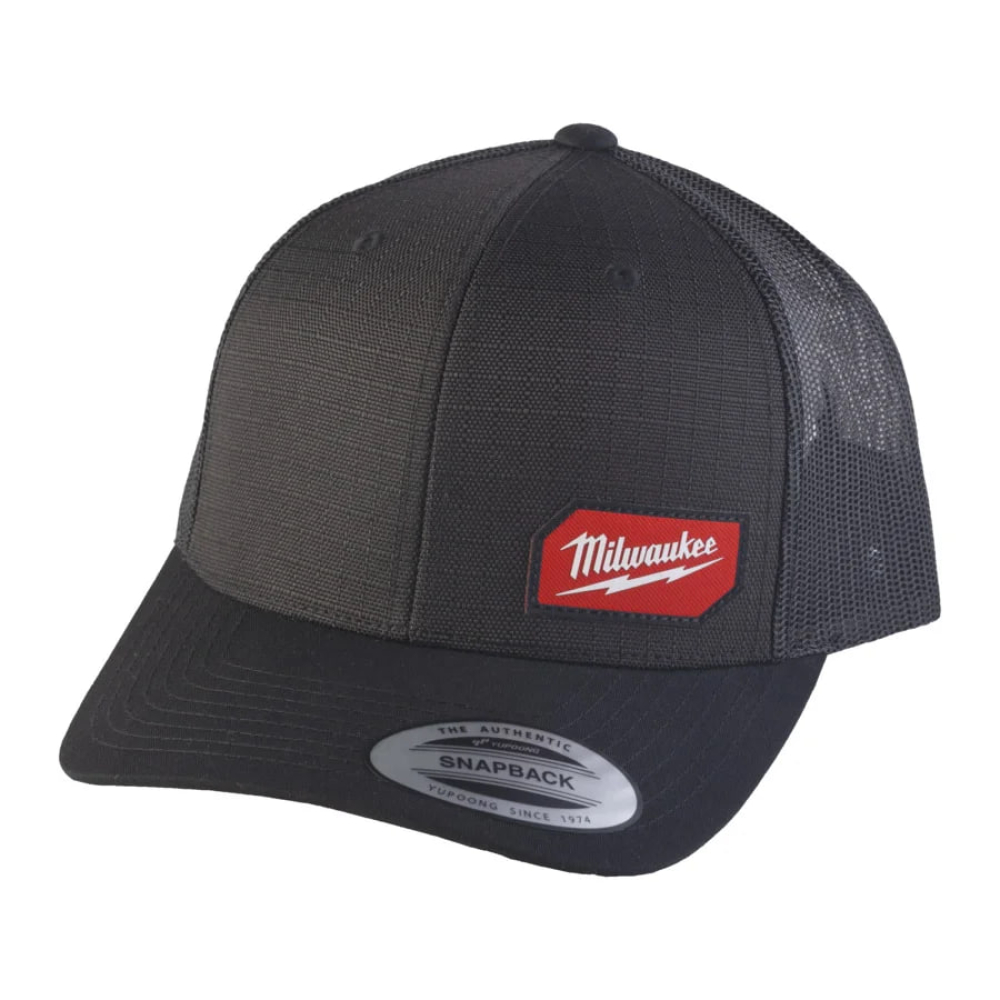 Бейсболка MILWAUKEE Snapback, чорна, ONE-SIZE (4932493107)