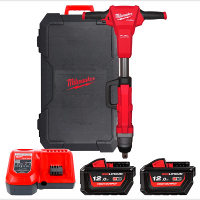 Гайковерт железнодорожный аккумуляторный  1'' (2000 Нм) MILWAUKEE M18 FHIWF1R-122C м (4933493141)