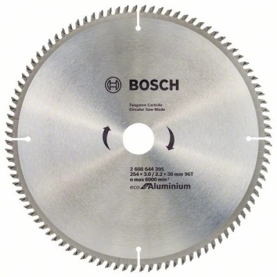 Пиляльний диск Bosch Eco for Aluminium 254x30-96T (2608644395)