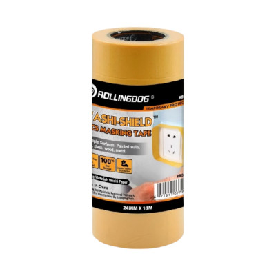 Малярная лента Rollingdog WASHI-SHIELD 24мм x 18м, набор 6шт (80860)