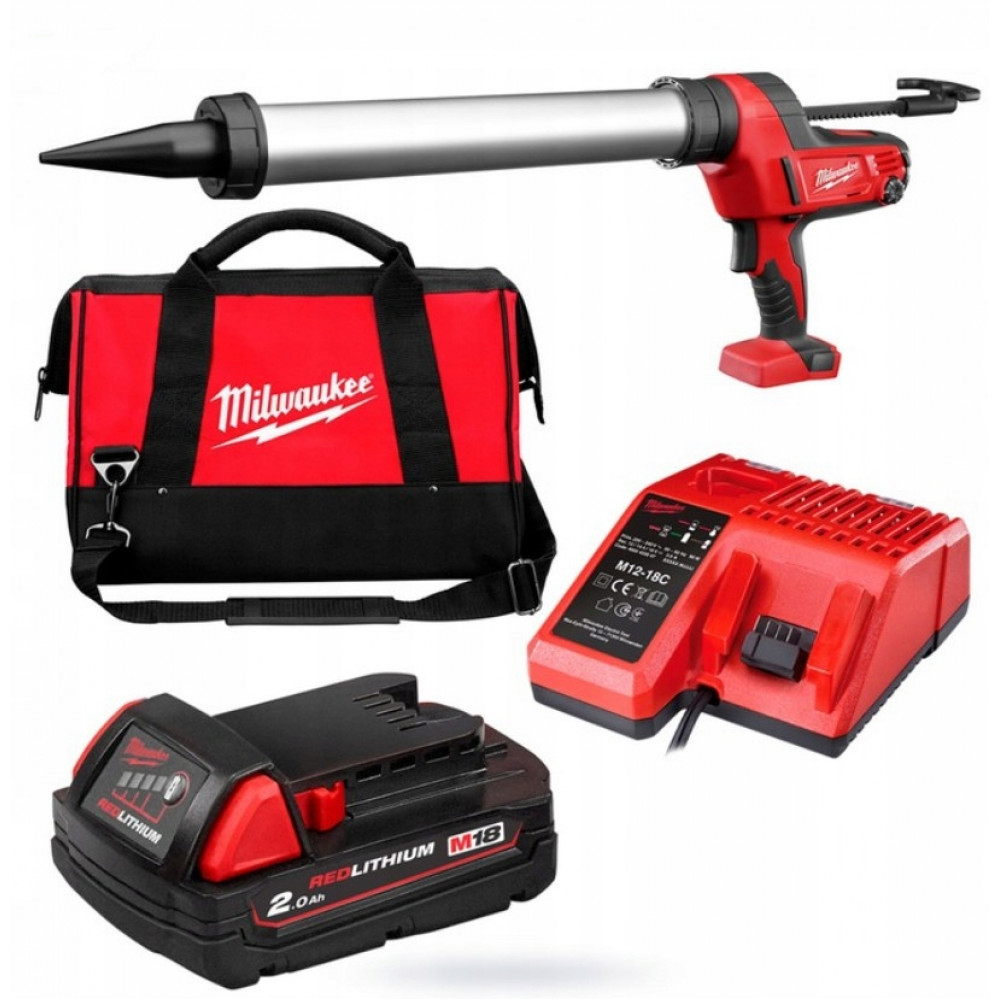 Пистолет для герметика MILWAUKEE C18 PCG/600A-201B 600 мл 4933441305