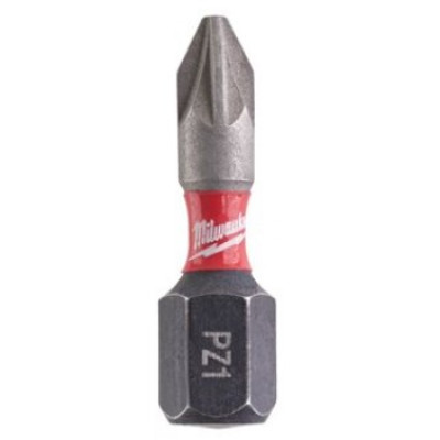 Бита Milwaukee PZ1 SHOCKWAVE 25 мм, 2 шт. (4932430860)