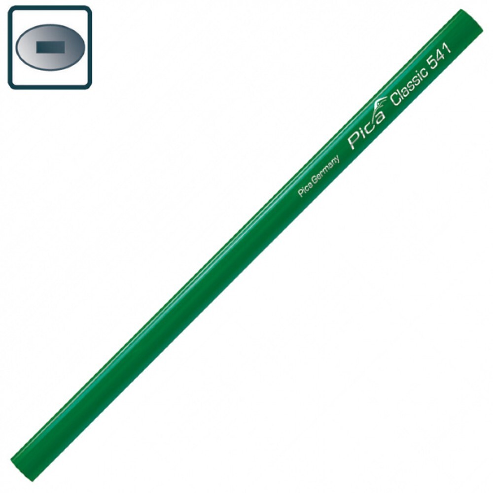 Карандаш каменщика Pica Classic 541/24 Stonemason Pencil, твердый (541/24)