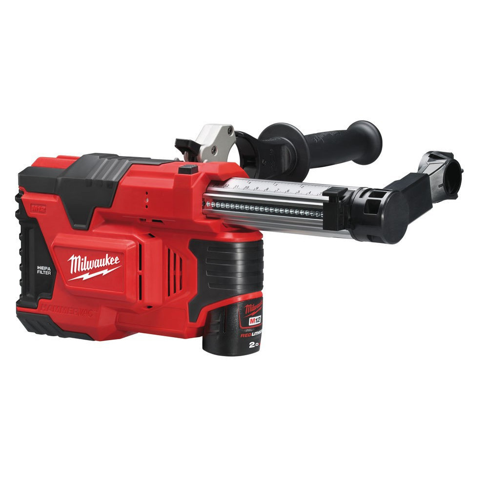 Універсальний пилосос для перфоратора Milwaukee M12 DE-201X (4933443003)