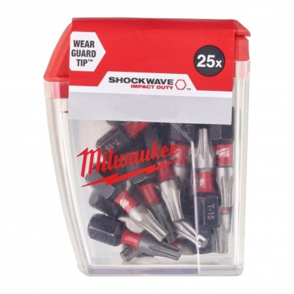 Біти Milwaukee PZ1 SHOCKWAVE 25 мм, 25 шт. (4932430861)