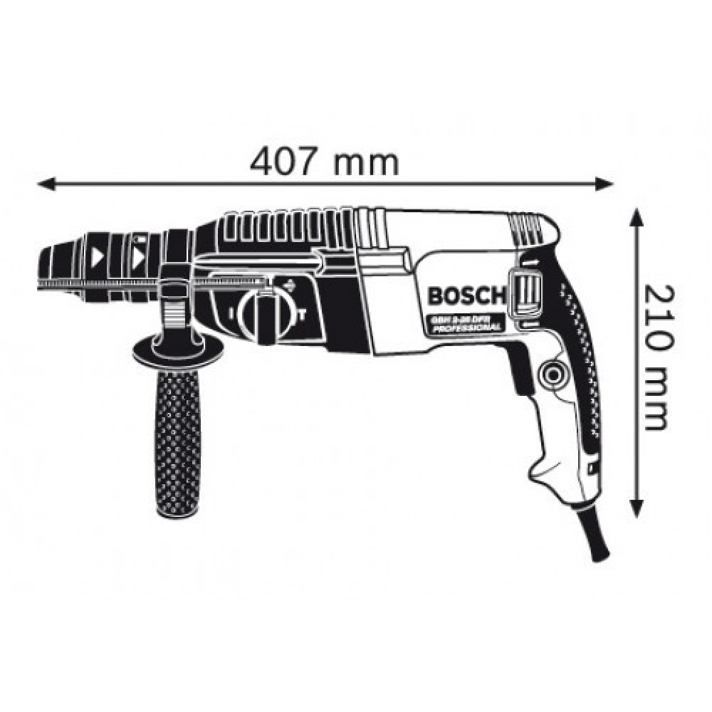 Перфоратор Bosch Professional GBH 2-26 DFR з ШЗП (0611254768)