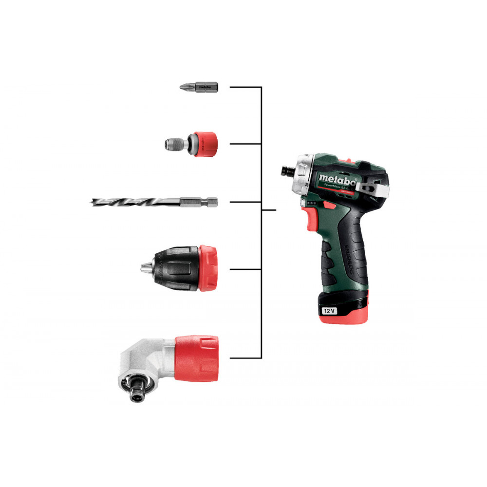 Акумуляторний дриль-шуруповерт Metabo PowerMaxx BS BL Q (601749500)