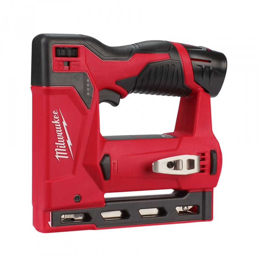 Степлер скобозабивний акумуляторний MILWAUKEE M12 BST-202X (4933459635)