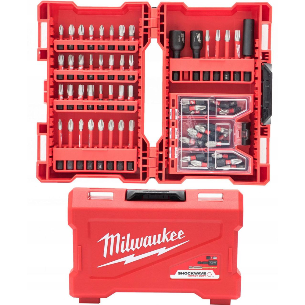 Набор бит Milwaukee SHOCKWAVE 70 шт. (4932471587)