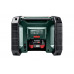 Акумуляторний радіоприймач для будівельного майданчика Metabo R 12-18 BT (600777850)